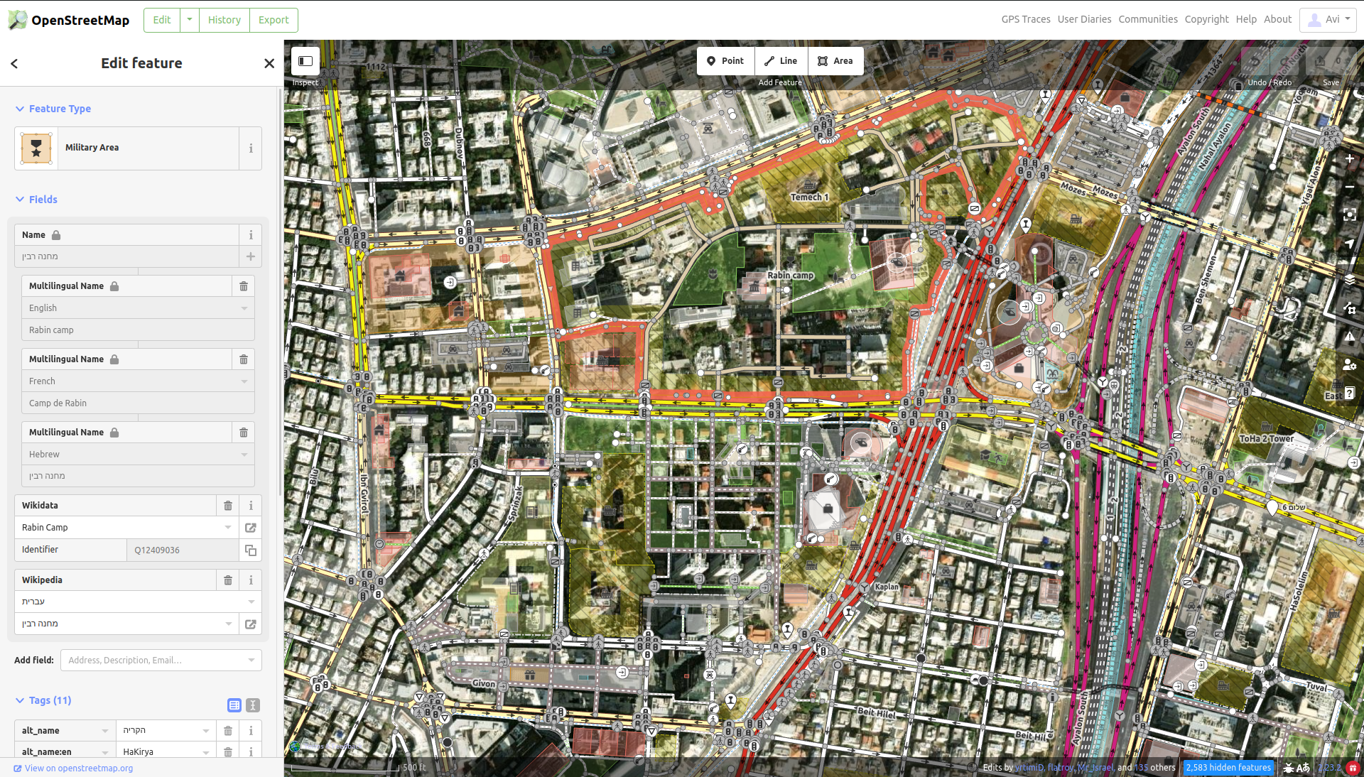 The openstreetmap website