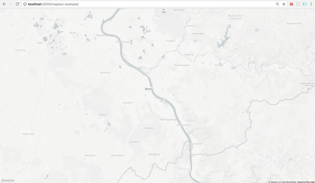 Map basic map screenshot